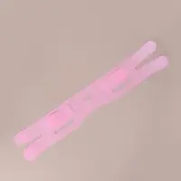 Маска для коррекции овала лица, на липучке, 60.5&times;10 см, в коробке, розовая