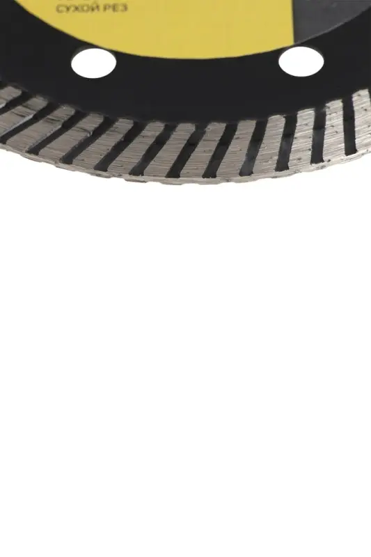 Диск алмазный отрезной ТУНДРА ПРОФИ, повышенный ресурс, TURBO, сухой рез, 115&times;22 мм