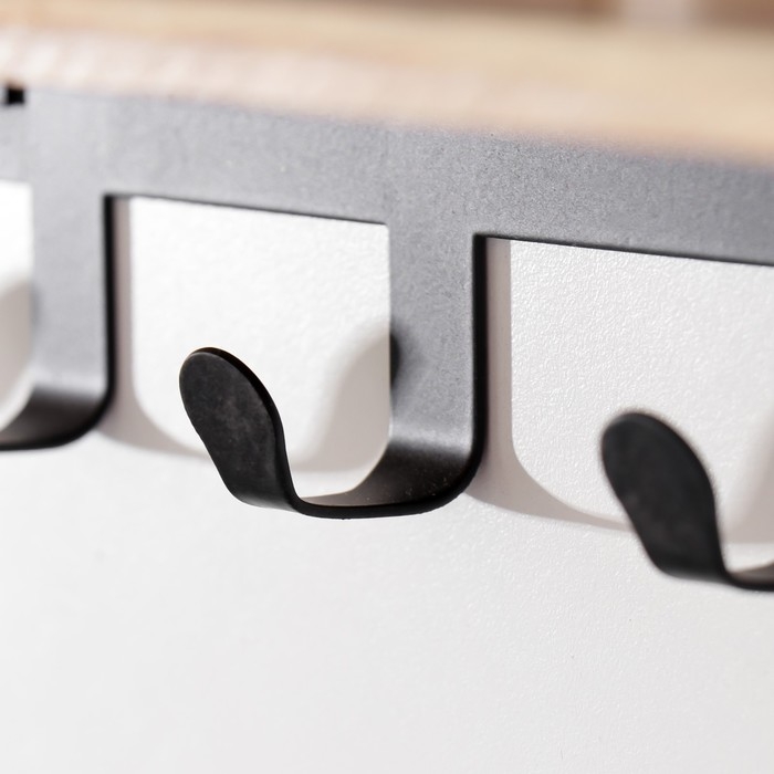 Крючки декоративные металл Крючки декоративные металл "Танцующая пара у рояля" чёрный 24х9,5х37 см