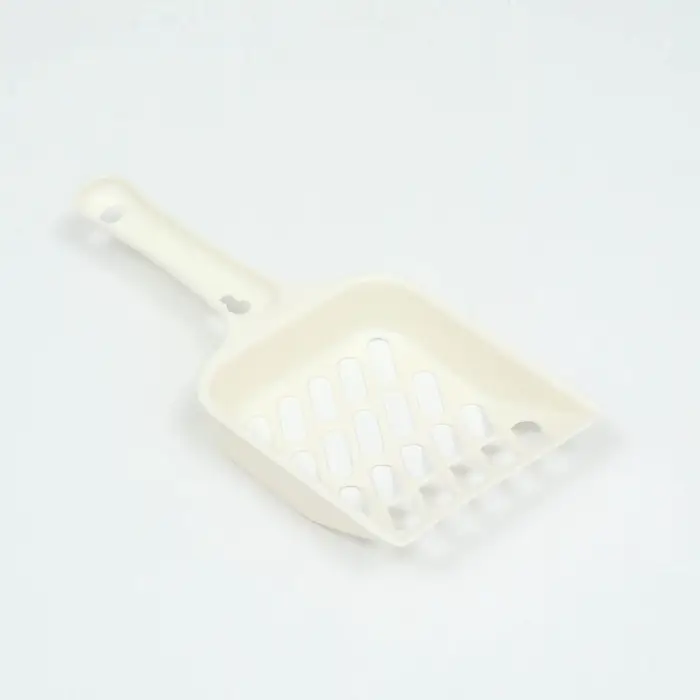 Туалет для кошек, 38&times;28&times;15 см, округлый, с бортиком и совком, синий