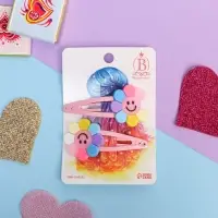 Невидимка для волос "Абель" (набор 2 шт) подсолнухи, 5,5 см