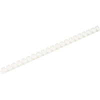 Пружины для переплета пластиковые 21 кольцо, 10 мм, (белые), 100 шт./уп