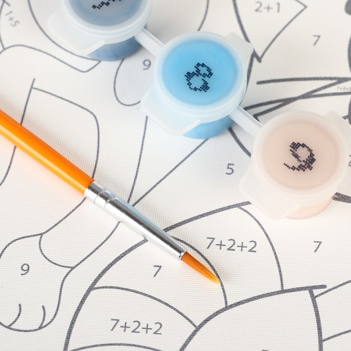 Картина по номерам для детей, 20х30 см, Простоквашино Картина по номерам для детей, 20х30 см, Простоквашино