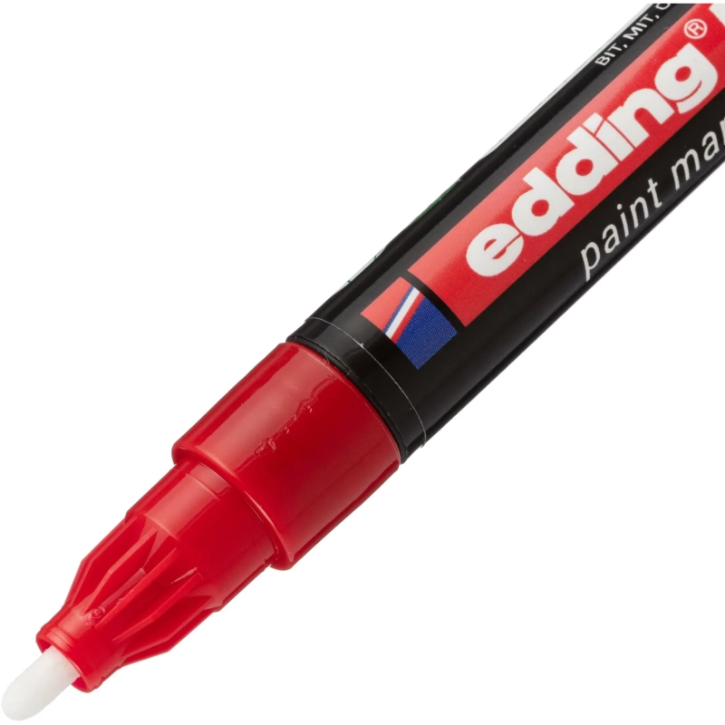 Маркер лаковый E-51 на водной основе, красный, 1-2 мм
