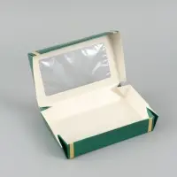 Коробка подарочная складная &laquo;Подарок&raquo;, 20&times;12&times;4 см, с окном