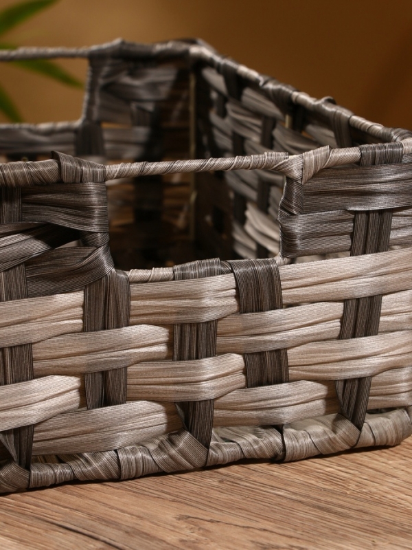 Корзина плетеная 31х20х12 см, пластик