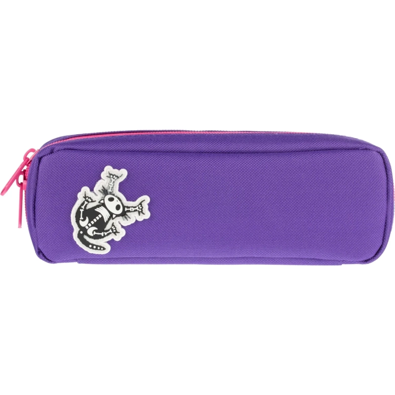 Пенал VIOLET STYLE, фиолетовый,три отделения(корпусный),21х7х5,ПН-0917