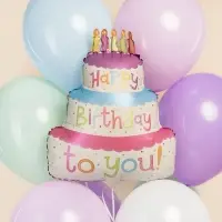 Воздушный шар фольгированный 24" &laquo;Торт&raquo;