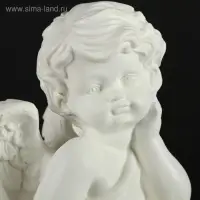 Светящаяся фигура гипс &laquo;Ангел сидя на колонне&raquo;, 17&times;51&times;16 см