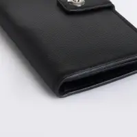 Портмоне мужское, на магните, чёрное