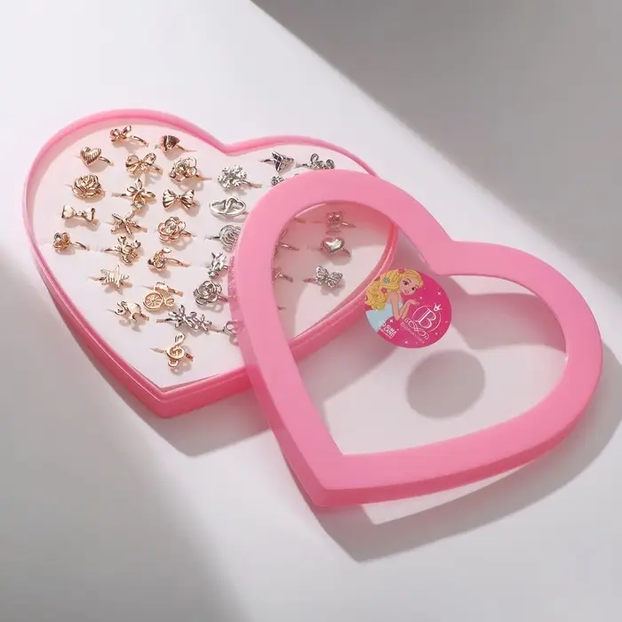 Кольцо детское Выбражулька «Контуры», форма МИКС, МИКС, безразмерное Кольцо детское Выбражулька «Контуры», форма МИКС, МИКС, безразмерное