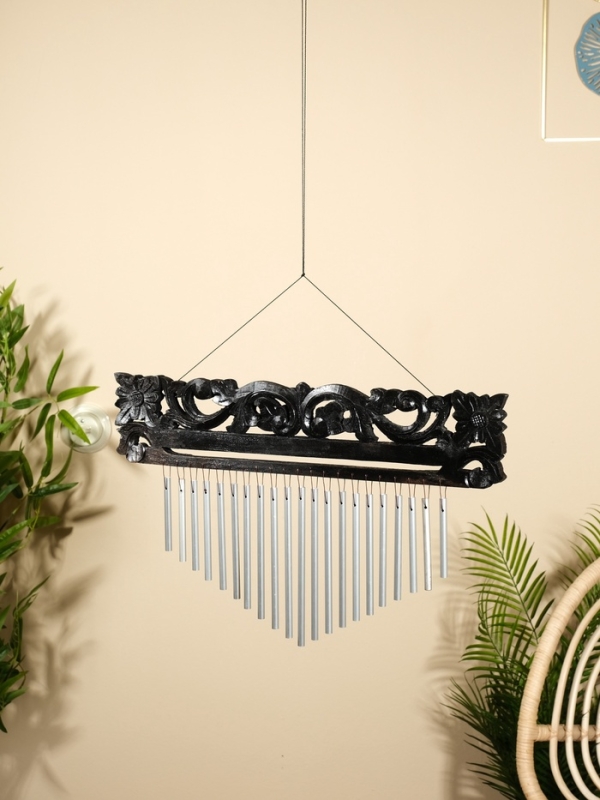 Музыка ветра Музыка ветра "Орнамент" дерево, алюминий 40х1,5х50 см