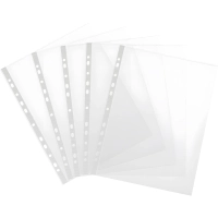 Файл-вкладыш А4 80мкм  с  перфорацией,100 шт