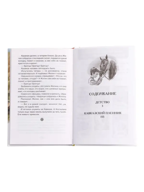 Книга &laquo;Детство. Кавказский пленник&raquo; Толстой Л.Н., 6+