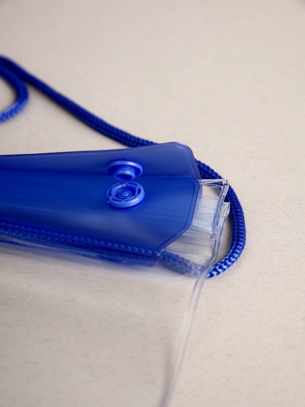 Чехол туристический, водонепроницаемый, набор - 2 шт, 21 х 12 см, синий