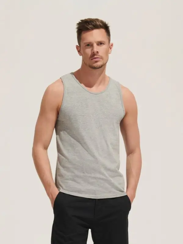 Майка мужская Justin 150 желтая (лимонная), размер S