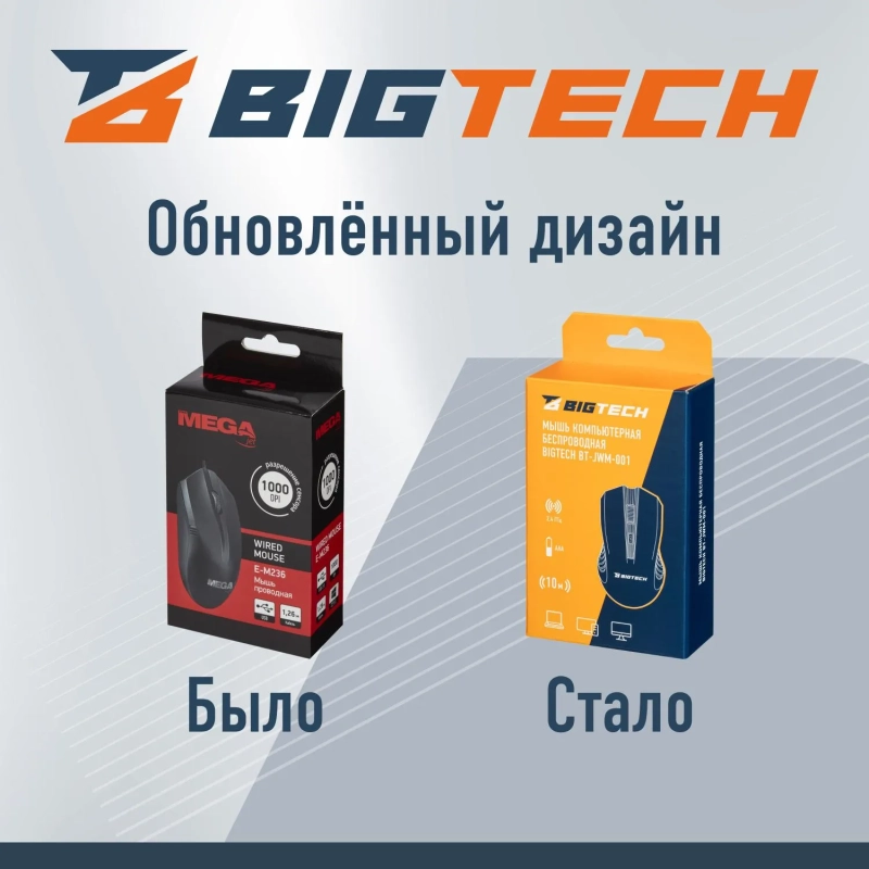 Мышь компьютерная E-M236/BT-JM-002 черная, USB, 1000DPi, 120x62x38мм