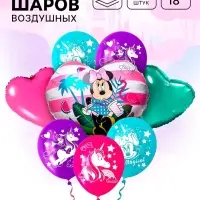Воздушные шары, набор, Минни Маус