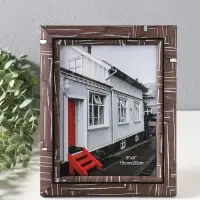 Фоторамка пластик 15х20 см "Моррис" тёмно-коричневый 23х18х2 см