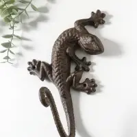 Крючок настенный &laquo;Ящерица&raquo;, ключница декоративная, чугун, 20&times;15&times;11 см
