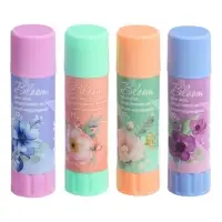 Клей-карандаш, ErichKrause EasyStick Pastel Bloom, PVP, экономичный расход, 19 г, МИКС
