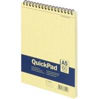 Блокнот 60л,кл,А5,Yellow Pad,спираль,тон.блок 70г/м