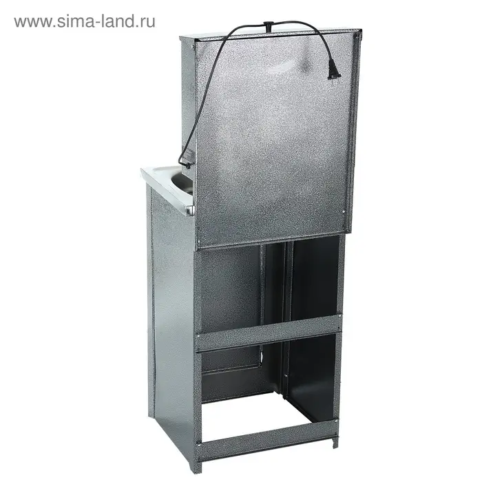 Умывальник TUNDRA, с ЭВН, нержавеющая мойка, 1250 Вт, 17 л, серебристый