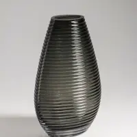 Ваза для цветов &laquo;Хэдли&raquo;, 19.5&times;13.5 см, стекло, серо-зеленая