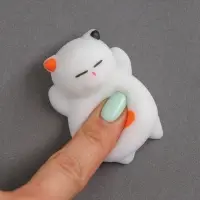 Антистресс игрушка - мялка &laquo;Кошечка&raquo;, белый