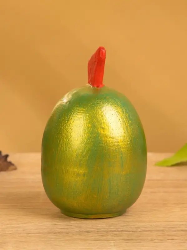 Японская кукла кокеши &laquo;Цыпленок&raquo;, 6&times;6&times;9 см, зелёная