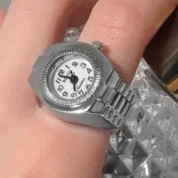 Кольцо &laquo;Время. часы круг&raquo;, 17 размер, цвет серебро