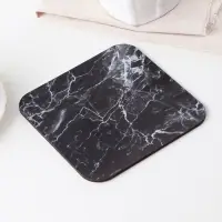 Подставка под горячее &laquo;Чёрный мрамор&raquo;, 15&times;15 см