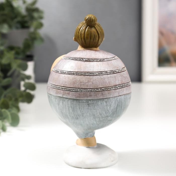 Сувенир полистоун  Сувенир полистоун "Пышечка - асана Дерево" 15х8,5х9 см