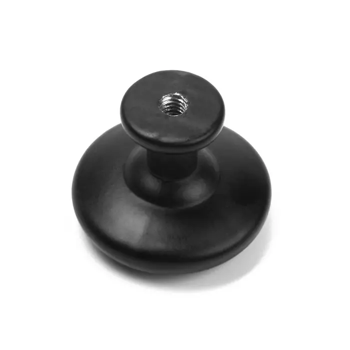 Ручка кнопка WAVE ТУНДРА РК120BL, черная Ручка кнопка WAVE ТУНДРА РК120BL, черная