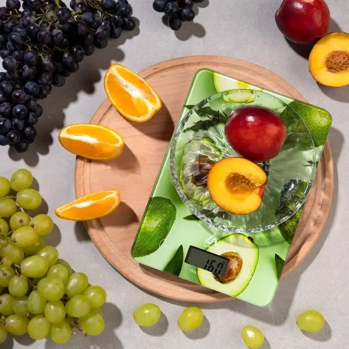 Весы кухонные Luazon LVK-501 &laquo;Авокадо&raquo;, электронные, до 7 кг