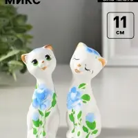 Фигурка керамика &laquo;Love коты&raquo;, 11 см, МИКС