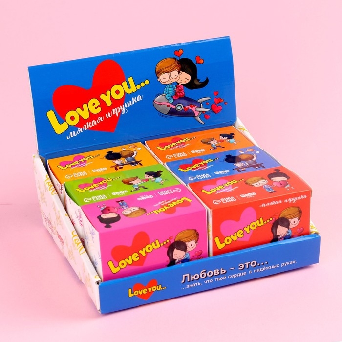 Мягкая игрушка «Моей половинке», зайчик, цвета МИКС, в шоубоксе Мягкая игрушка «Моей половинке», зайчик, цвета МИКС, в шоубоксе