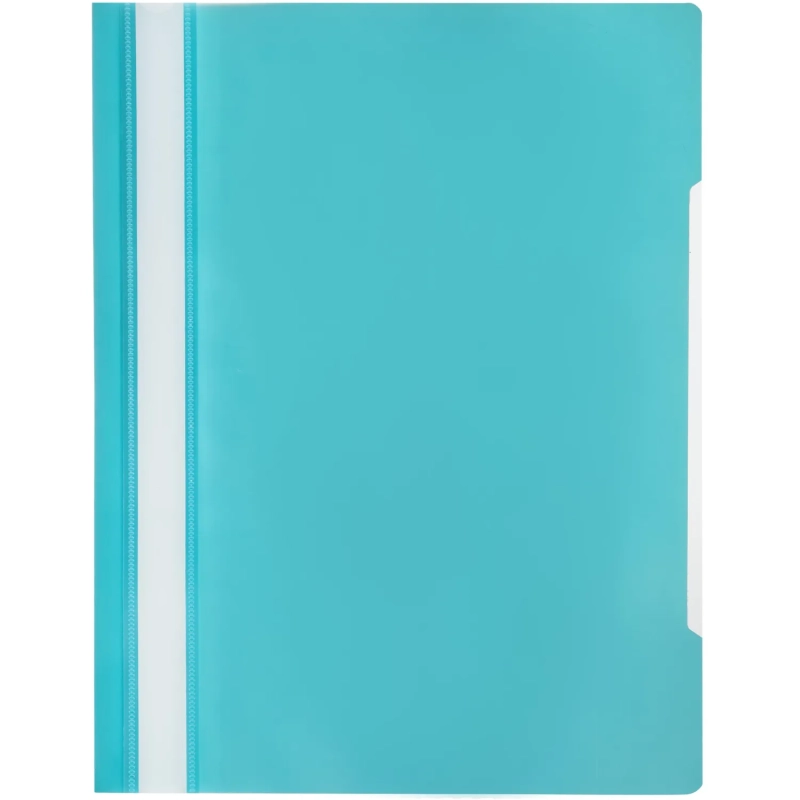 Скоросшиватель пластиковый Attache, А4, Элементари, бирюзовый 10шт/уп