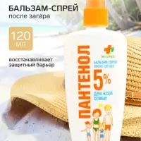 Бальзам-спрей после загара БИОКОН Пантенол для всей семьи, 120 мл
