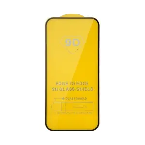 Защитное стекло для iPhone 15 Pro с рамкой 9H Full Glue без упаковки