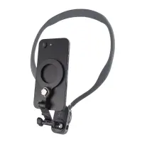 Крепление на шею для смартфона и экшн-камеры K31 Hoco черный с серым