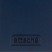 Еженедельник датированный 2026 АТТАСНЕ 64л, 90х160мм, карм.гор., Сиам синий