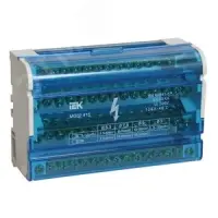Шина на DIN-рейку в корпусе (кросс-модуль) 3L+PEN 4х15
