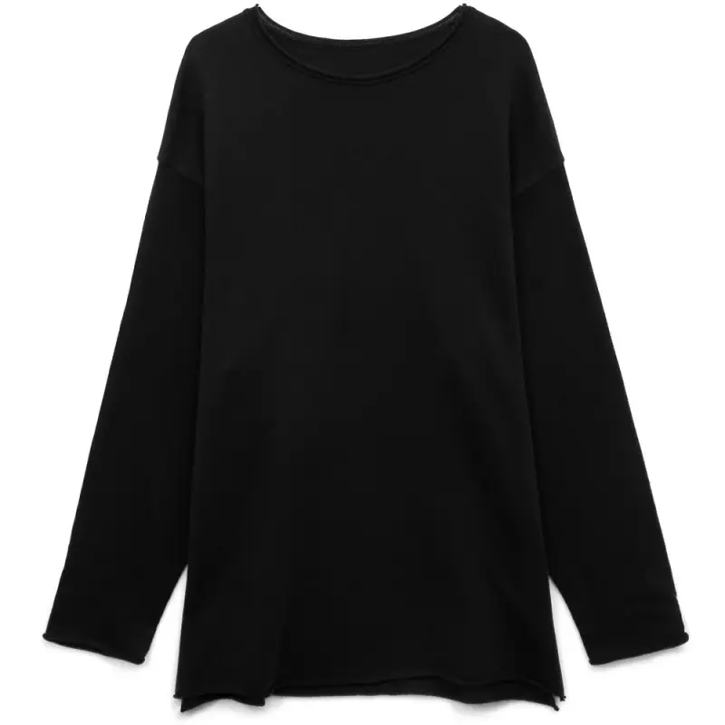 Лонгслив унисекс Siluetti Fuori, черный, размер S/M Лонгслив унисекс Siluetti Fuori, черный, размер S/M