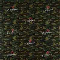 Бумага упаковочная глянцевая &laquo;С 23 февраля&raquo;, 70&times;100 см