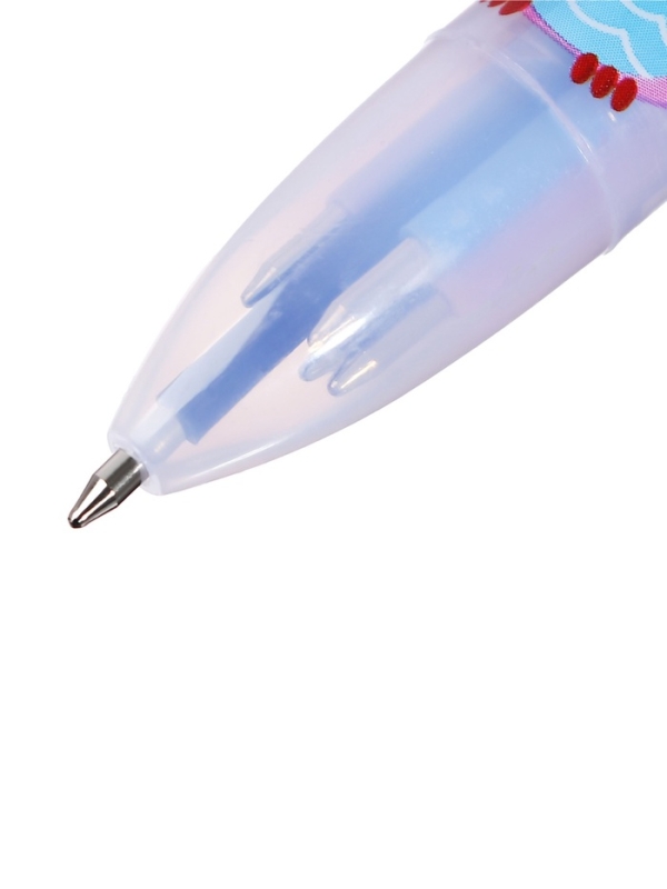 Ручка шариковая автоматическая 6-х цветная Совы (штрихкод на штуке) Ручка шариковая автоматическая 6-х цветная Совы (штрихкод на штуке)