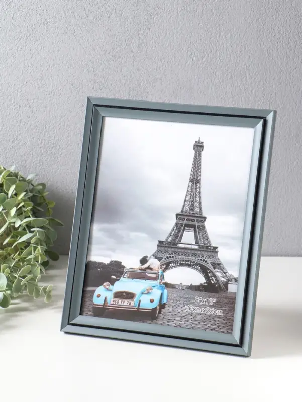 Фоторамка пластик 20х25 см "Остин" серый графит 23,5х18,5х1,5 см
