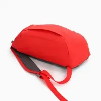 Рюкзак спортивный TEXTURA, на молнии, с карманом, размер 20&times;11&times;39 см, красный