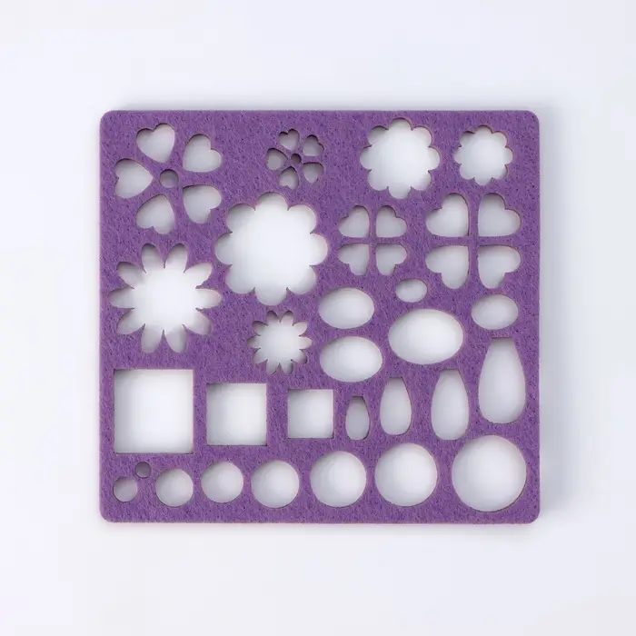 Валяние из шерсти. Набор трафаретов для валяния, 16&times;16 см, 7 шт.