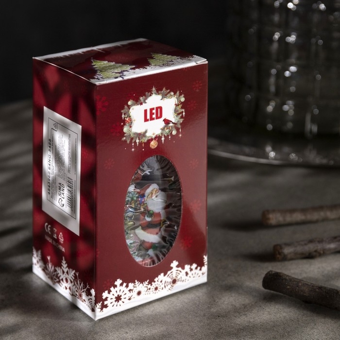 Светодиодная фигура «Фонарь с Дедом Морозом» 6 × 13 × 6 см, пластик, батарейки AG13х3 (в комплекте), свечение тёплое белое Светодиодная фигура «Фонарь с Дедом Морозом» 6 × 13 × 6 см, пластик, батарейки AG13х3 (в комплекте), свечение тёплое белое